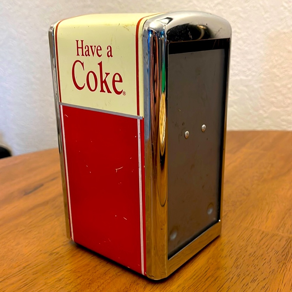 Coca-Cola napkin holder